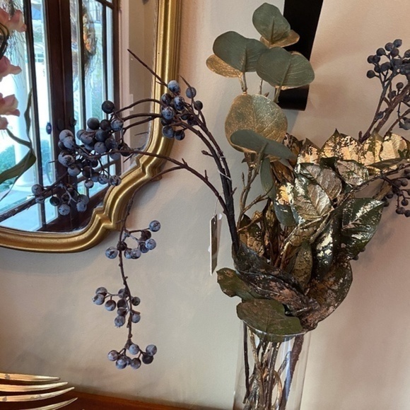 Anthropologie Terrain Faux Blue Berry Stem - Picture 1 of 4